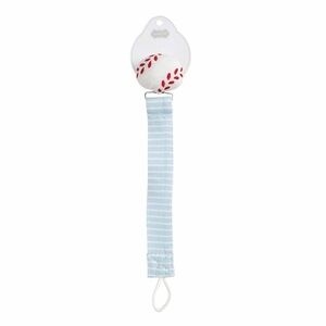 Baseball Pacifier Clip